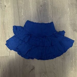 American Threads Royal Blue Ruffle Mini Skirt💙🩵